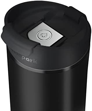 HidrateSpark PRO Smart Water Bottle – Insulated Stainless Steel for Hot and Cold Drinks – Tracks Water Intake with Bluetooth, LED Glow Reminder When You Need to Drink – Flip Lid, 21oz, Black - Image 3